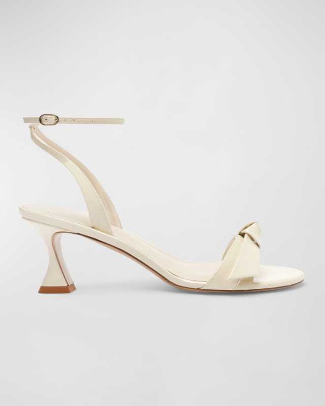 Clarita Bell Leather Ankle-Strap Sandals